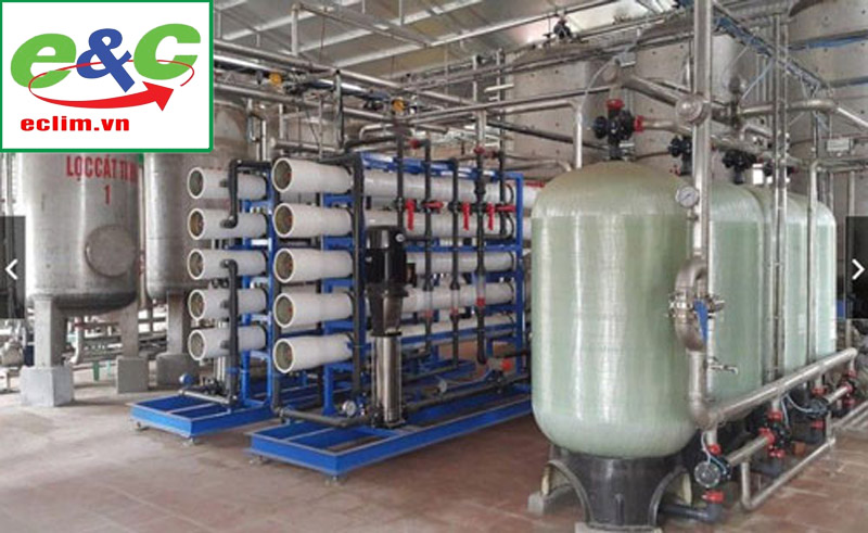 Filtration system for water production in industrial parks, factories, and enterprises