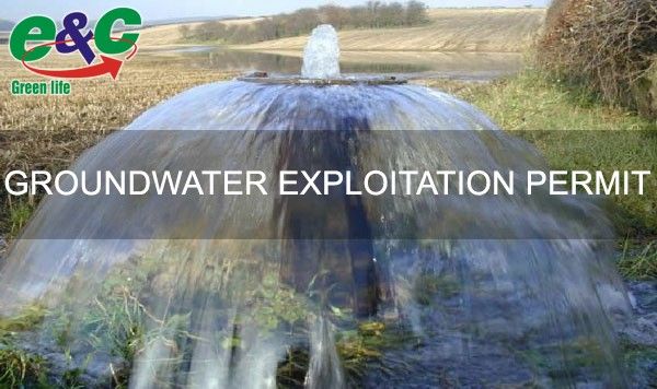 Groundwater exploitation permit