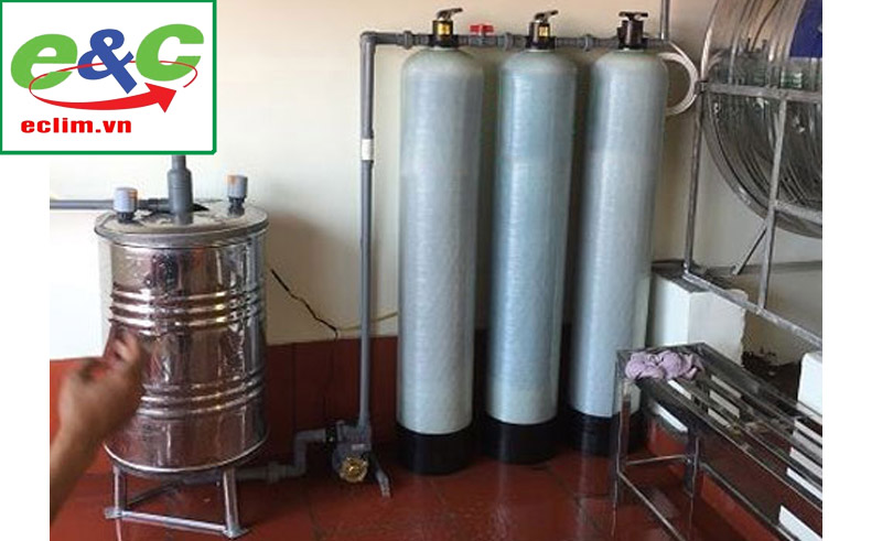 Water filtration system, household well water treatment